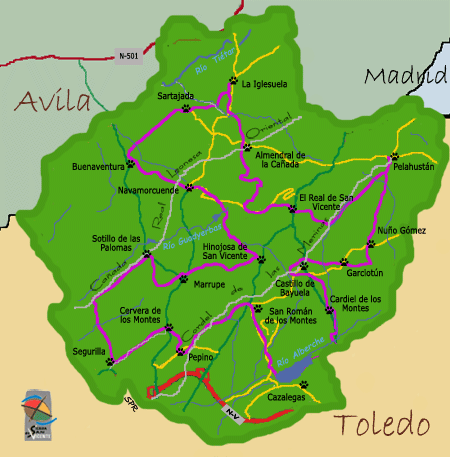 Mapa de la ruta